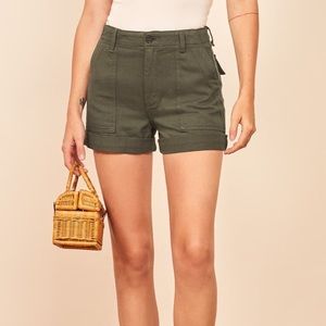 Reformation Utility Shorts